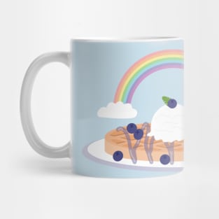 Blueberry Waffle and Rainbow Mug